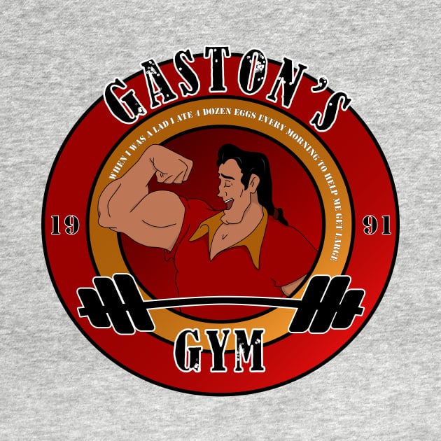 Gaston's Gym (Red) by PrinceHans Designs